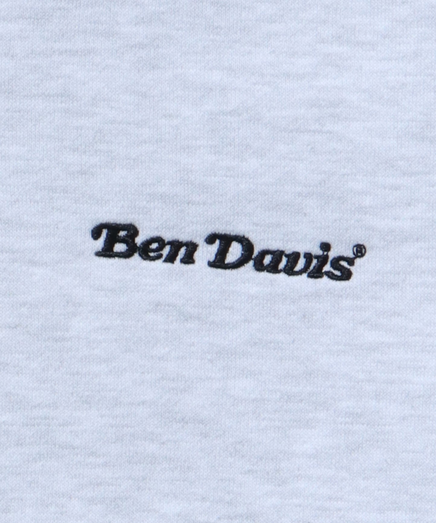 【BEN DAVIS(ベンデイビス)】 HEAVY SWEAT HALF ZIP / ビッグ ハーフジップ スウェット 配色 オフホワイト