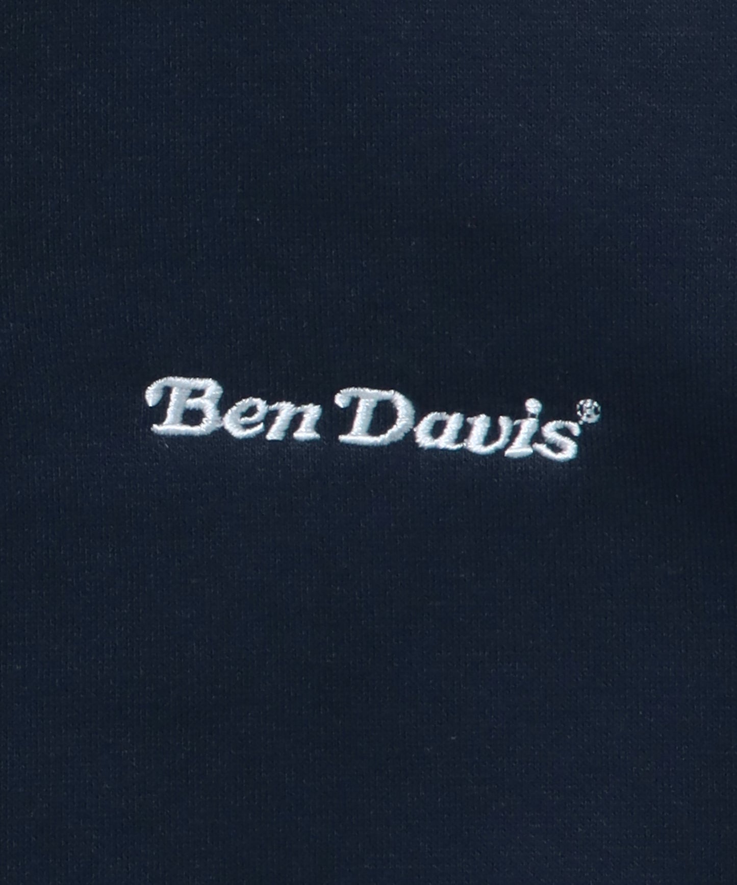 【BEN DAVIS(ベンデイビス)】 HEAVY SWEAT HALF ZIP / ビッグ ハーフジップ スウェット 配色 ネイビー