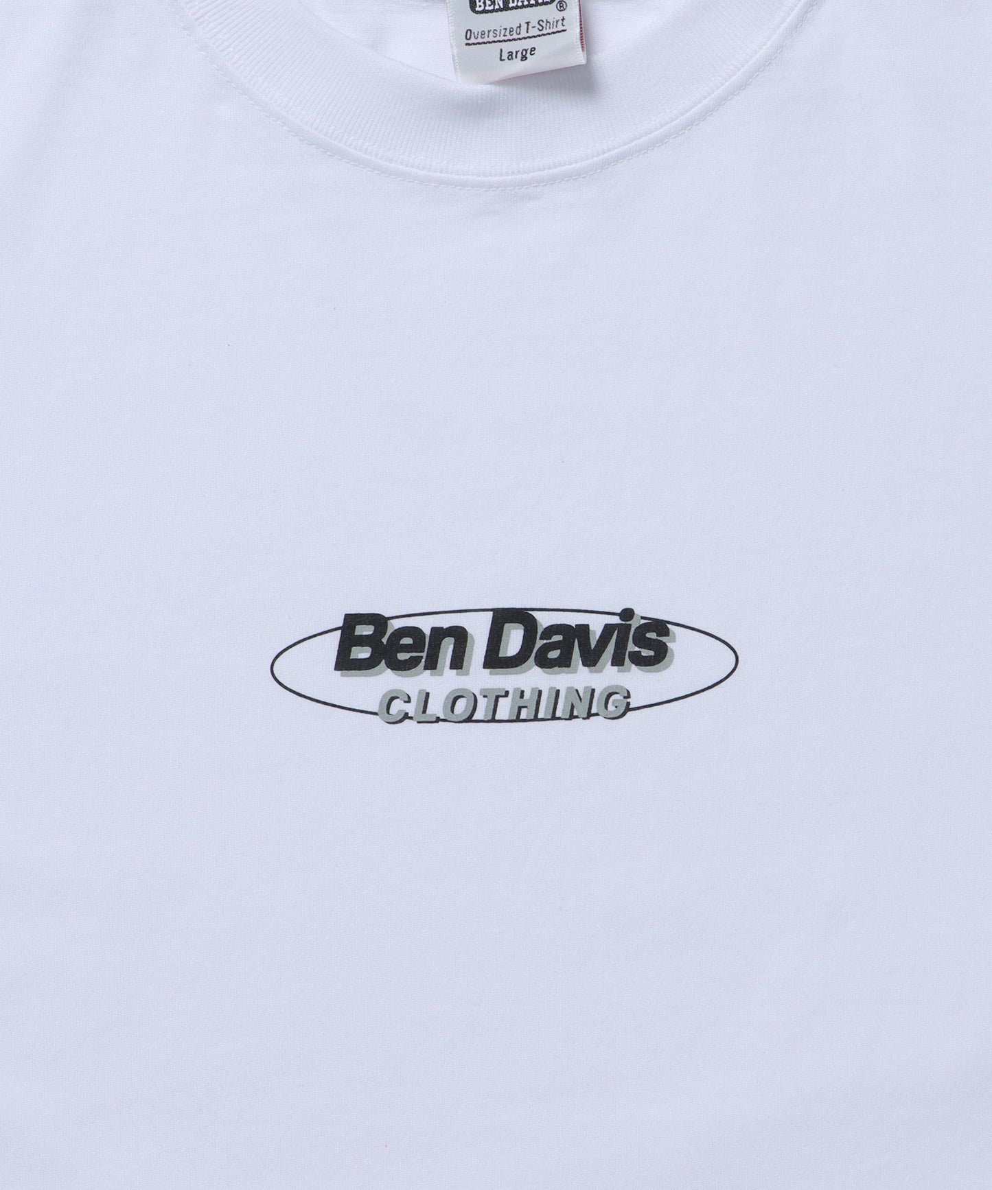 【BEN DAVIS(ベンデイビス)】 LS&SS 2TEES LAYERED(WIDE) / セット ワンポイント バックプリント レイヤード ロンT ブラック