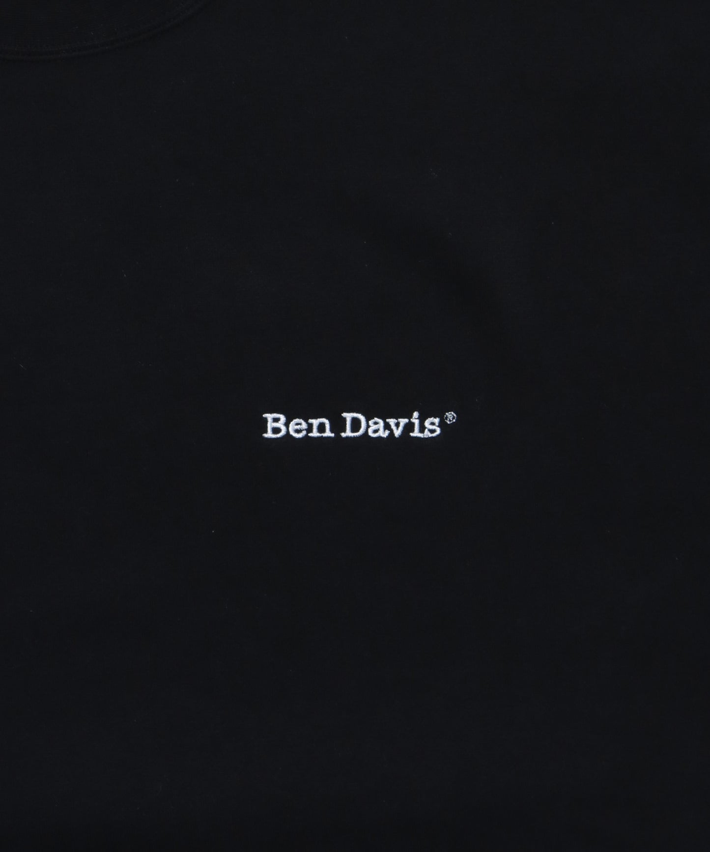 【BEN DAVIS(ベンデイビス)】HEAVY SWEAT CREW NV / ビッグ スウェット ヘビーウェイト 限定 刺繍 ピスネーム ブラック