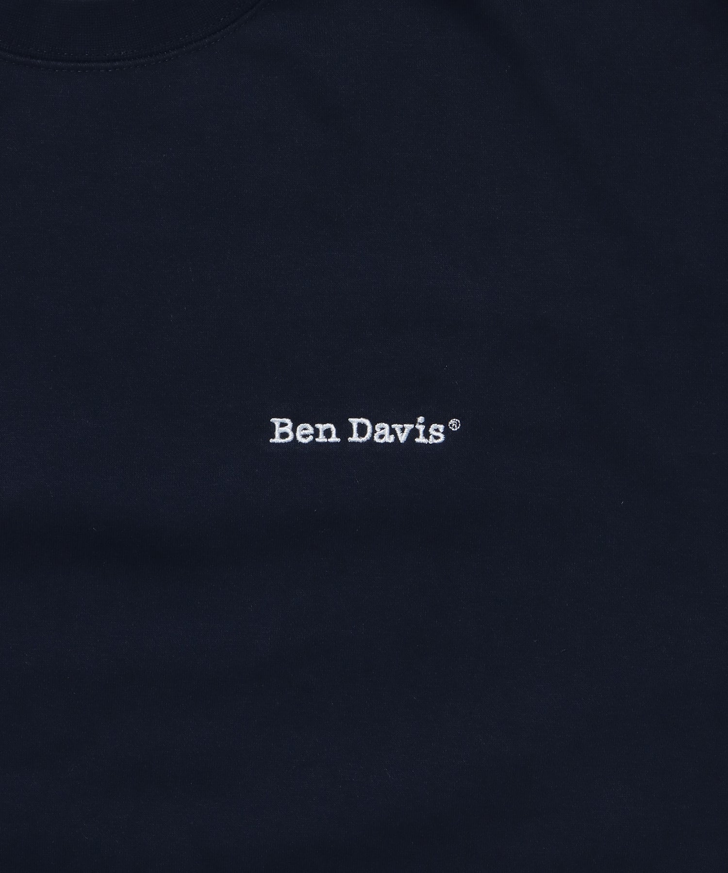 【BEN DAVIS(ベンデイビス)】HEAVY SWEAT CREW NV / ビッグ スウェット ヘビーウェイト 限定 刺繍 ピスネーム ネイビー
