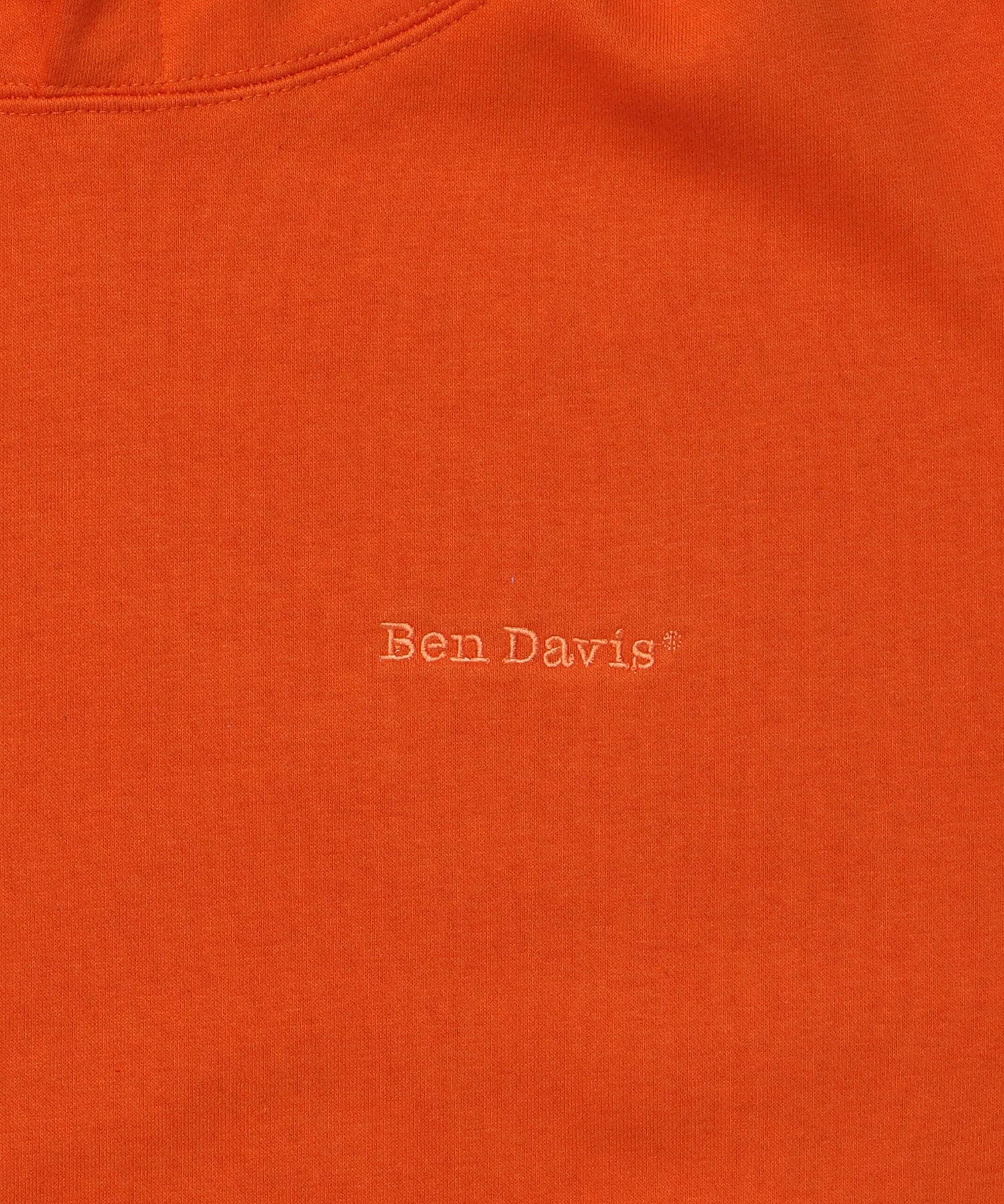 【BEN DAVIS(ベンデイビス)】 HEAVY SWEAT HOODIE NVL / ビッグ スウェット ヘビーウェイト 限定 パーカー オレンジ