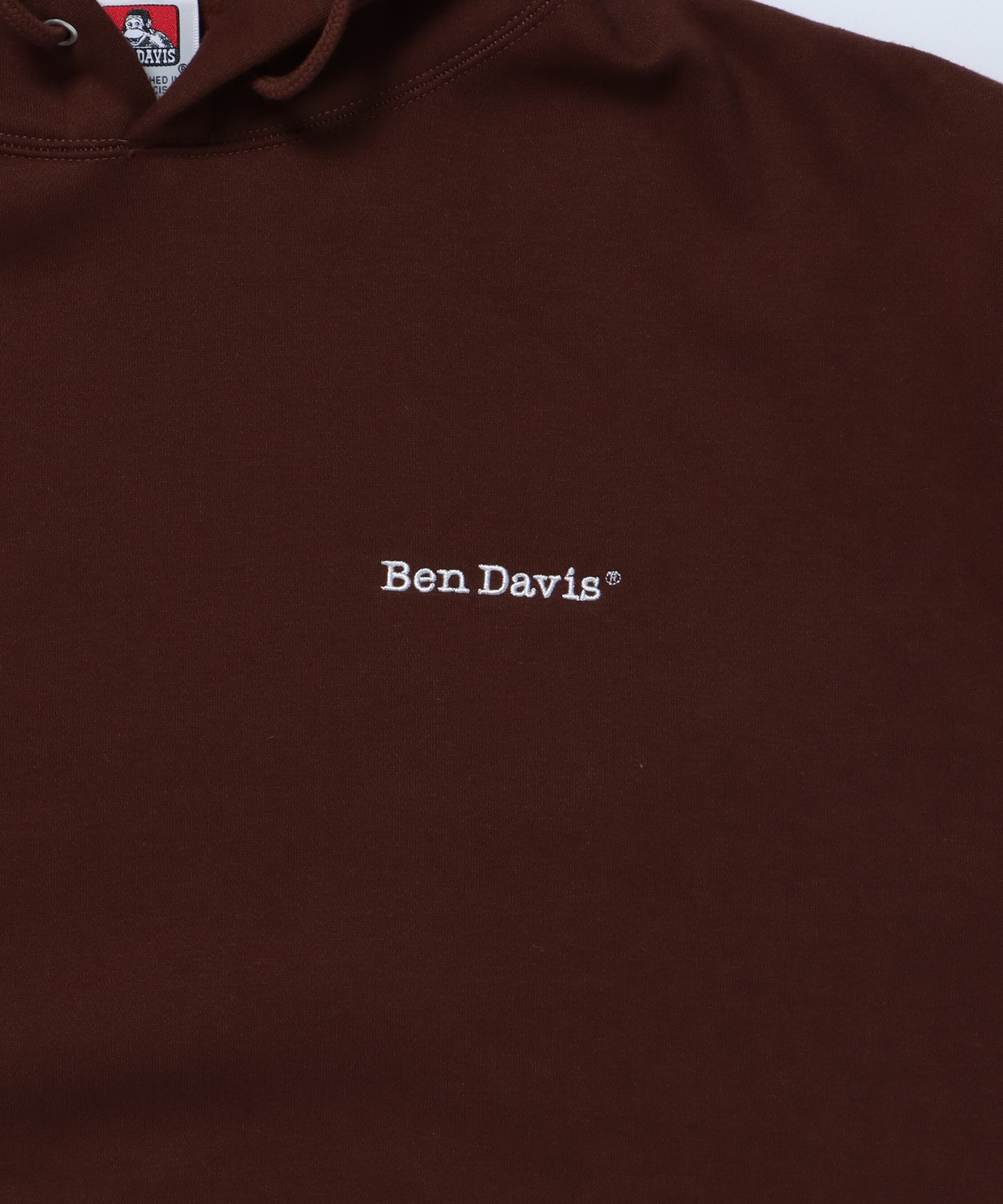 【BEN DAVIS(ベンデイビス)】 HEAVY SWEAT HOODIE NVL / ビッグ スウェット ヘビーウェイト 限定 パーカー ブラウン