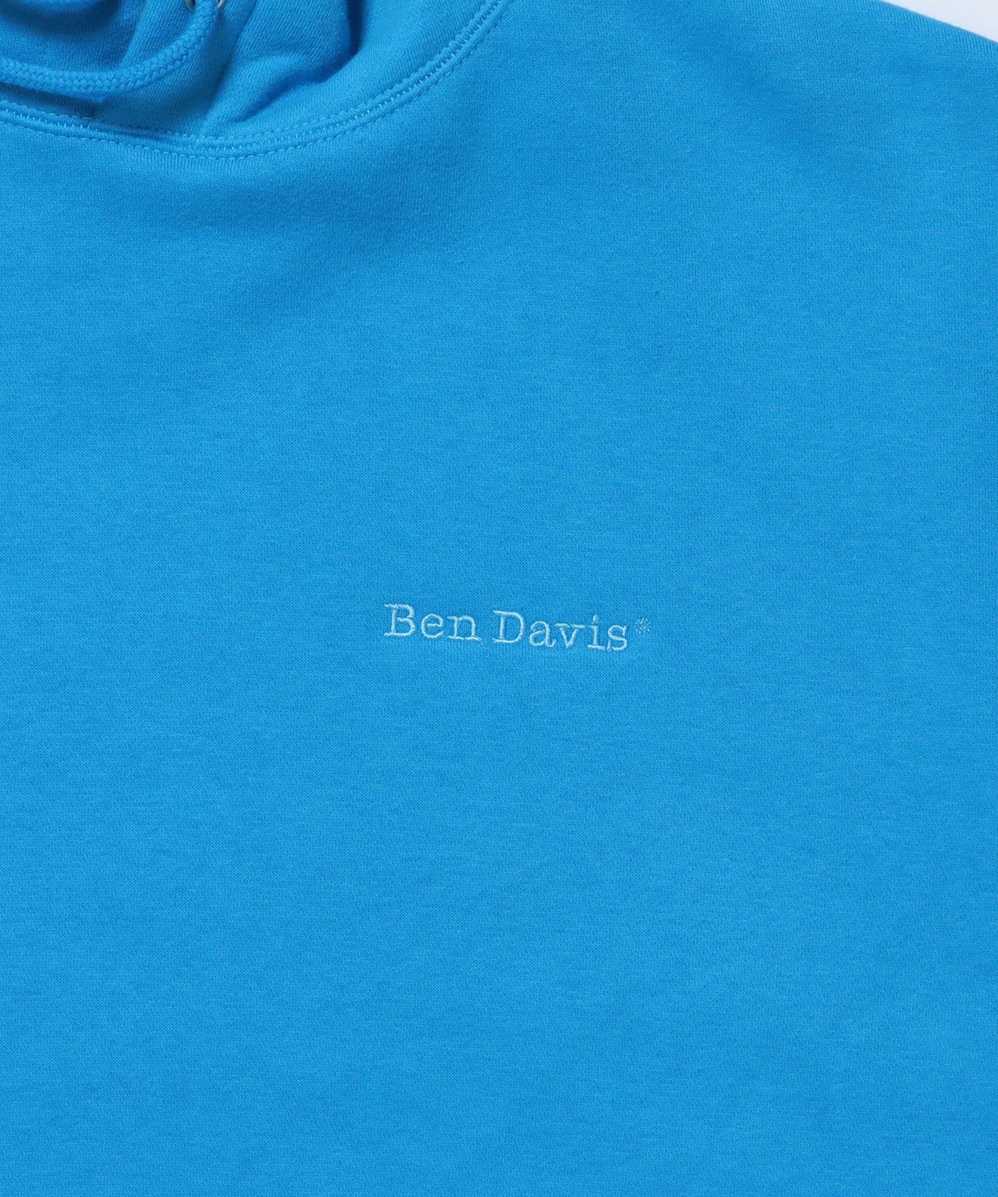 【BEN DAVIS(ベンデイビス)】 HEAVY SWEAT HOODIE NVL / ビッグ スウェット ヘビーウェイト 限定 パーカー ターコイズ