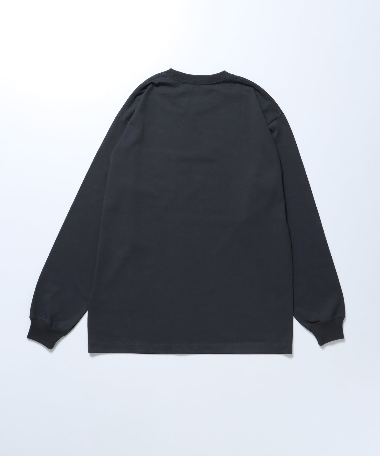 L/S POCKET TEE REG / オーバーサイズ 長袖 ロンT チャコール