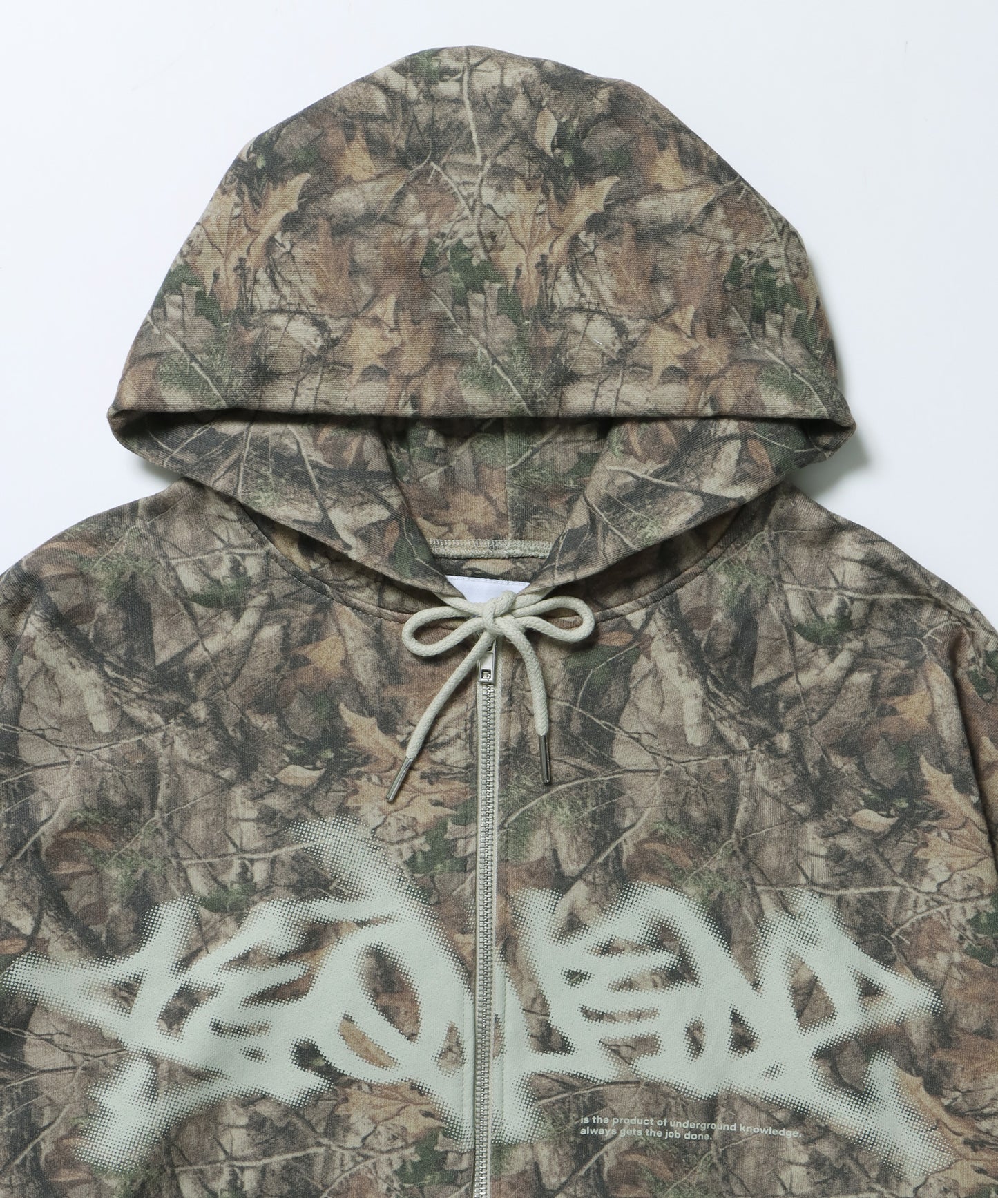 FADE ZIP P/K /フェード フルジップ オーバーサイズ ヴィンテージライク センターロゴ 裏毛 柄81 ≪SET UP着用可能≫