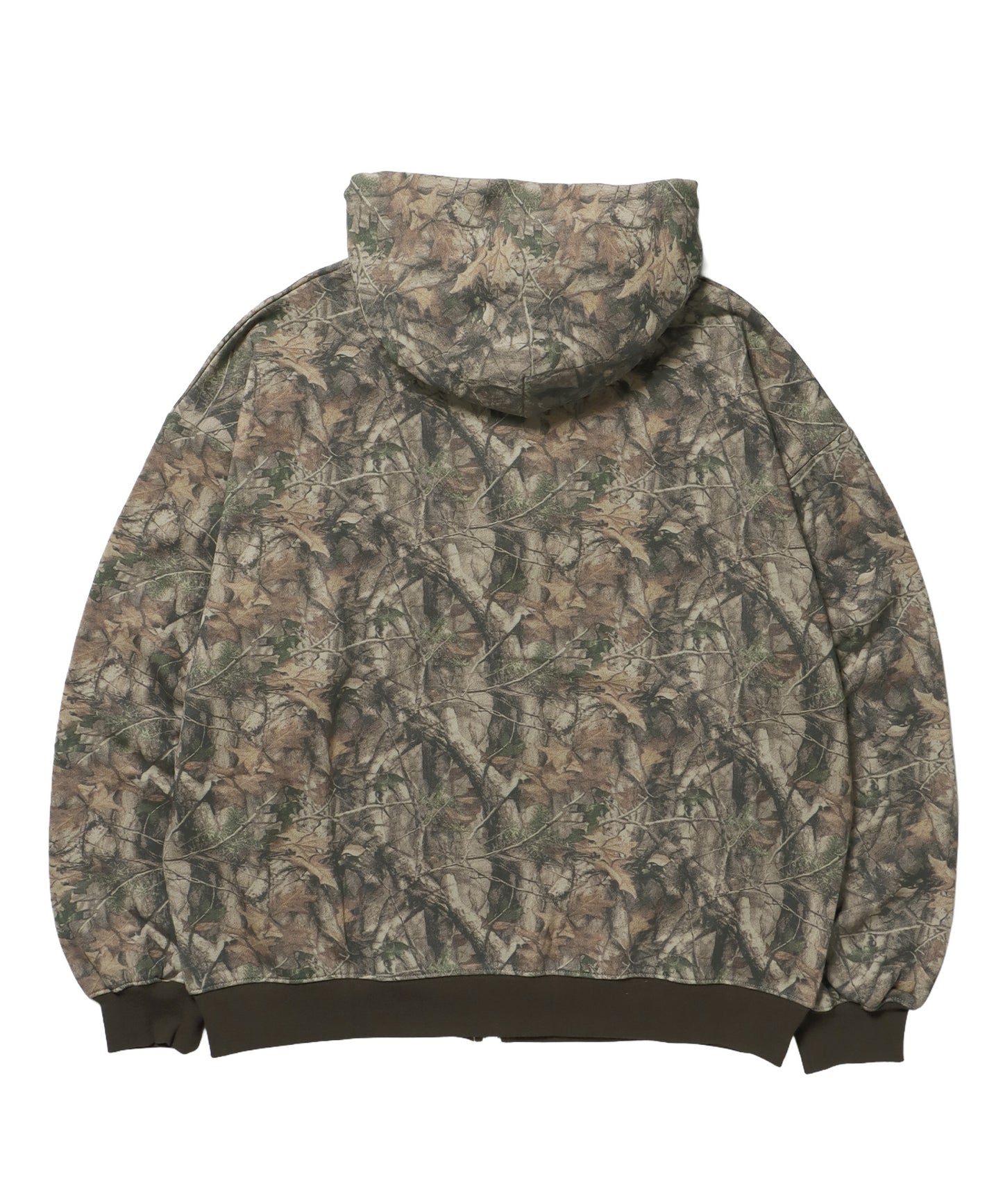 FADE ZIP P/K /フェード フルジップ オーバーサイズ ヴィンテージライク センターロゴ 裏毛 柄81 ≪SET UP着用可能≫