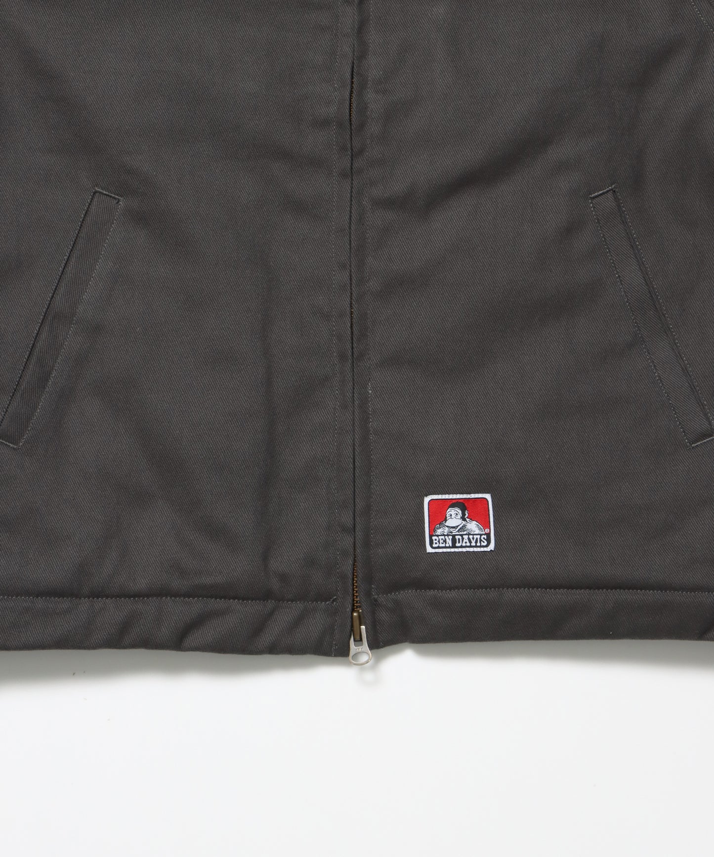 PADDED EISENHOWER JACKET / オーバーサイズ ビッグシルエット ジャケット アウター 中綿 ジップ チャコール