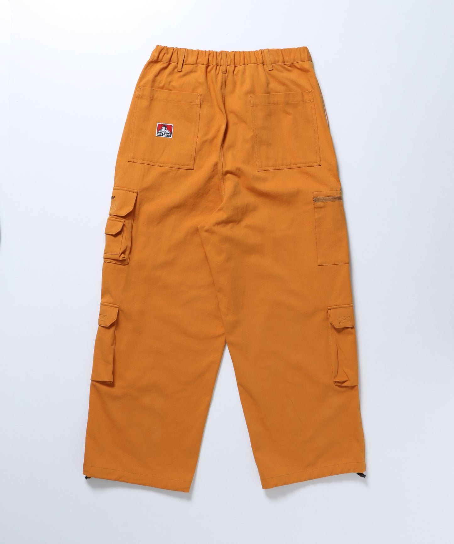 THESE DAYS TECH CARGO PANTS / ワイドテーパード 裾ドローコード オレンジ