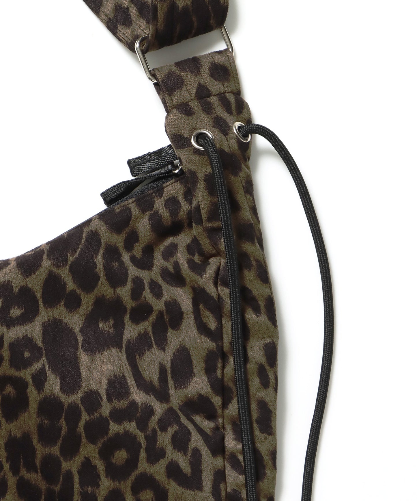 SHOULDER GATHER BAG / テック ショルダーバッグ 調節可能 ドローコード 柄82