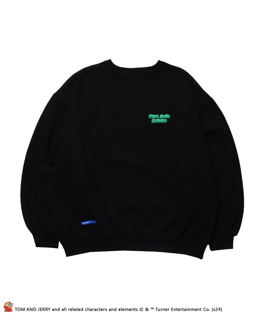 TJ BUBBLE LOGO C/N SWEAT / プルオーバー スウェット クルーネック 裏起毛 柄80