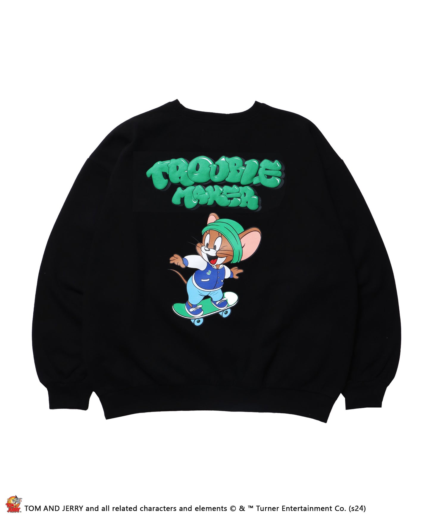 TJ BUBBLE LOGO C/N SWEAT / プルオーバー スウェット クルーネック 裏起毛 柄80