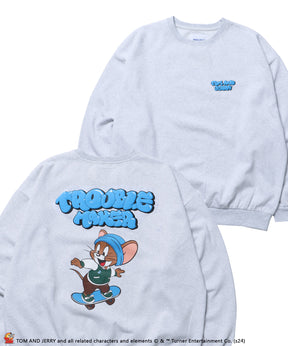 TJ BUBBLE LOGO C/N SWEAT / プルオーバー スウェット クルーネック 裏起毛 柄81