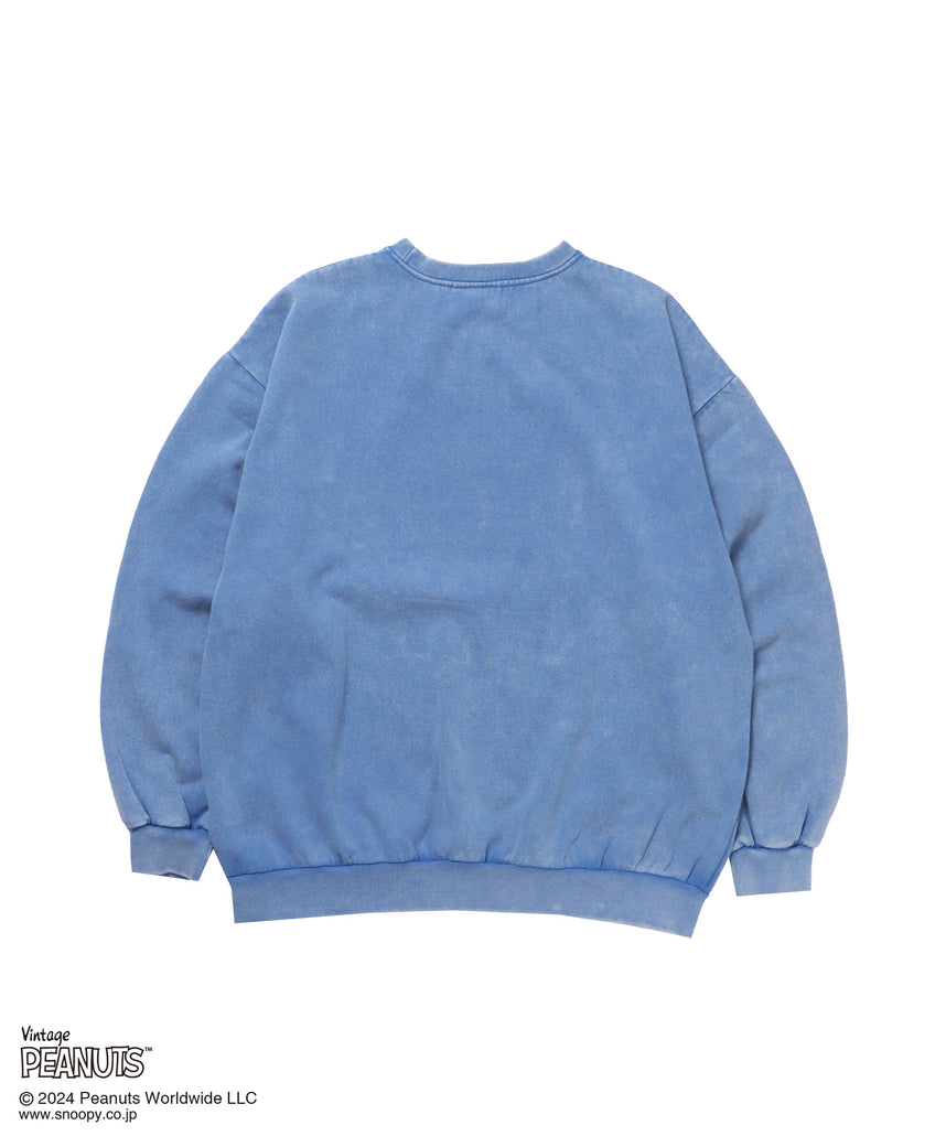 TP VINTAGE TYOYS SWEAT / オーバーサイズ 裏起毛 スウェット プルオーバー クルーネック ロイヤルブルー