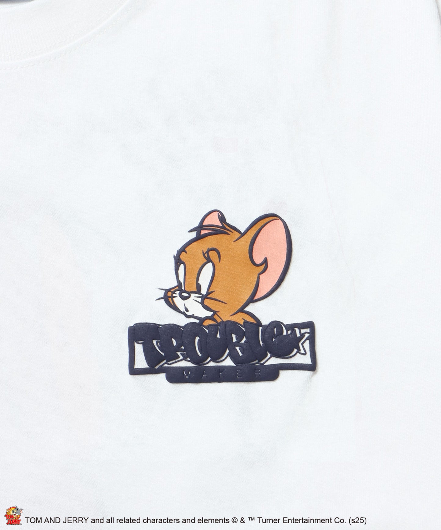TJ BACK STYLE POP TEE / トムとジェリー Tシャツ 半袖 クルーネック ワンポイント 柄01