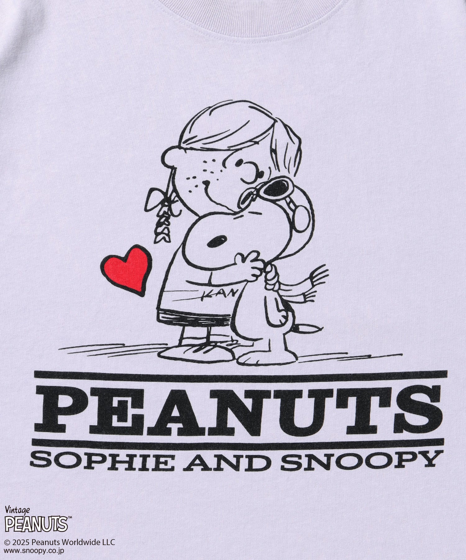 GOOD ol' PEANUTS スヌーピー ハートモチーフ Tシャツ NAVAL｜【SEQUENZ(シークエンズ)】TP VINTAGE HEARTFUL S/S TEE