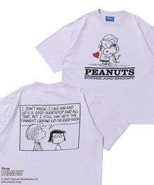 TP VINTAGE HEARTFUL S/S TEE / スヌーピー ピーナッツ Tシャツ 半袖 クルーネック ラベンダー