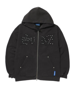 STONE フルジップ SEQUENZ（シークエンズ）】APPLIQUE STONE FADE ZIP P/K