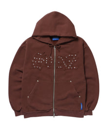 STONE フルジップ SEQUENZ（シークエンズ）】APPLIQUE STONE FADE ZIP P/K