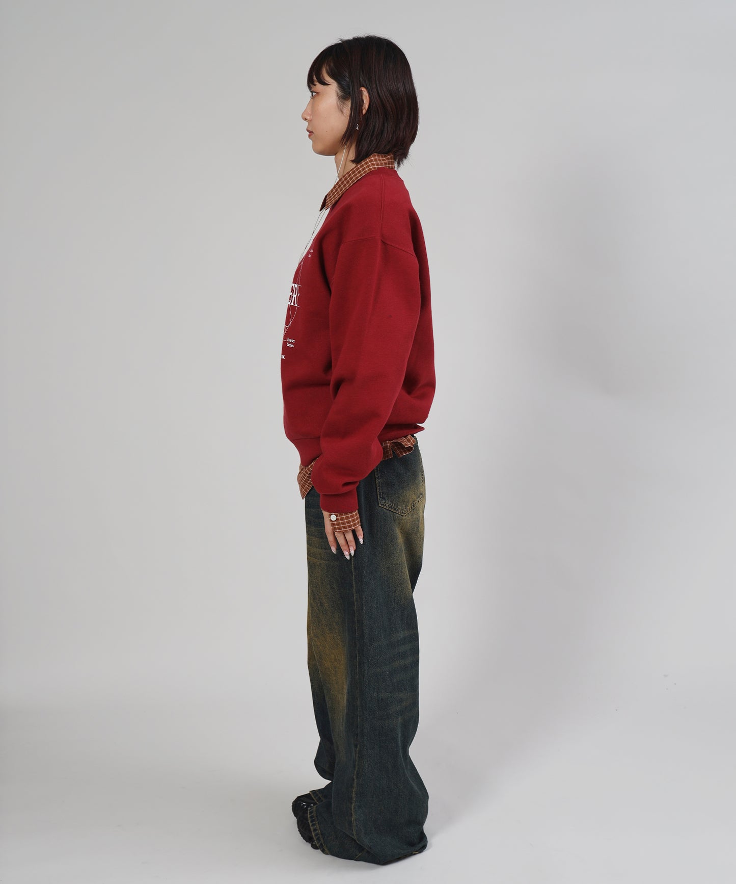 モデル：H163 Size : M レッド