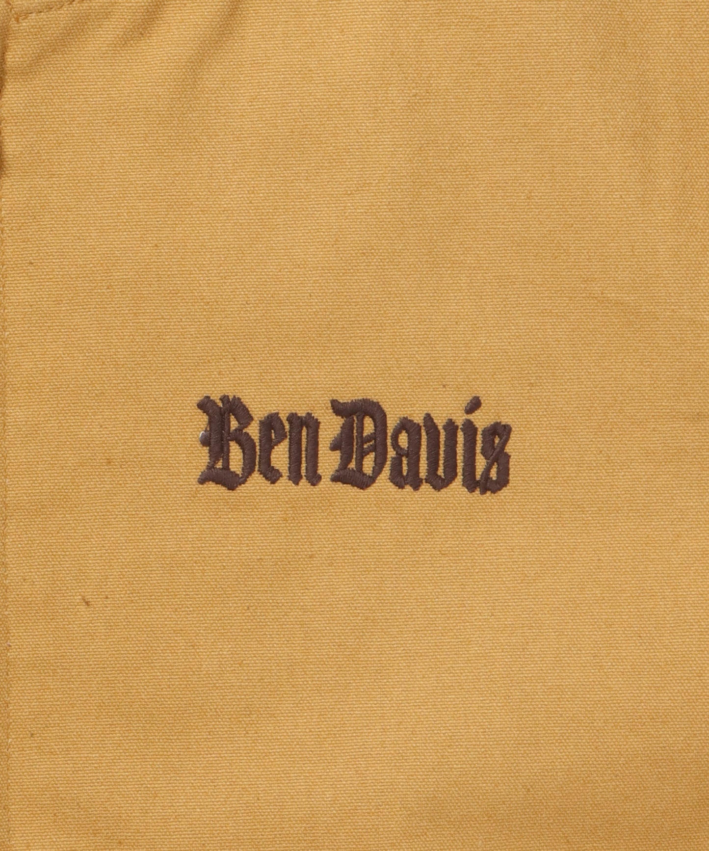 MECHANIC EMB RIBBED JACKET / ワーク ジャケット 刺繍 ジャケット ダック アウター ベージュ