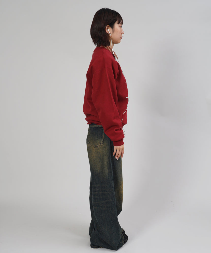 モデル：H163 Size : M レッド