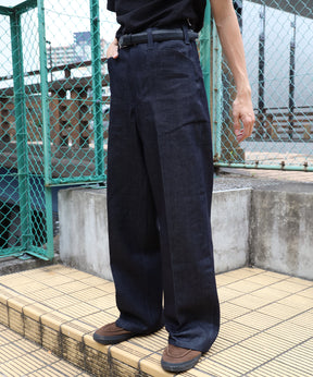 MOI モイ NAVAL PANTS MOI モイ NAVAL PANTS MOI モイ NAVAL PANTS Miu miu navy pants