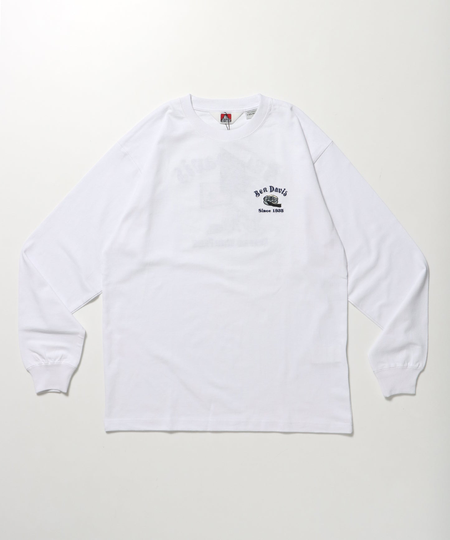 THEATER EMBRO L/S TEE[REG] / ロンT 長袖 ワンポイント レギュラーサイズ 刺繍 ホワイト