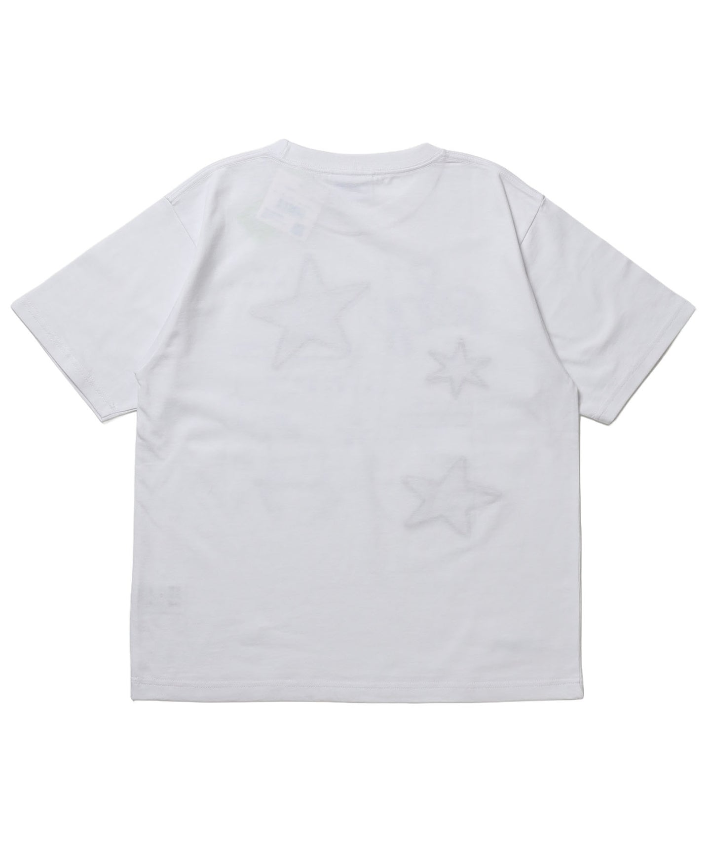 ※WEB限定 / ワッペン×チェック / モチーフデザイン半袖Tシャツ / sqnz motif applique tee / ホワイト