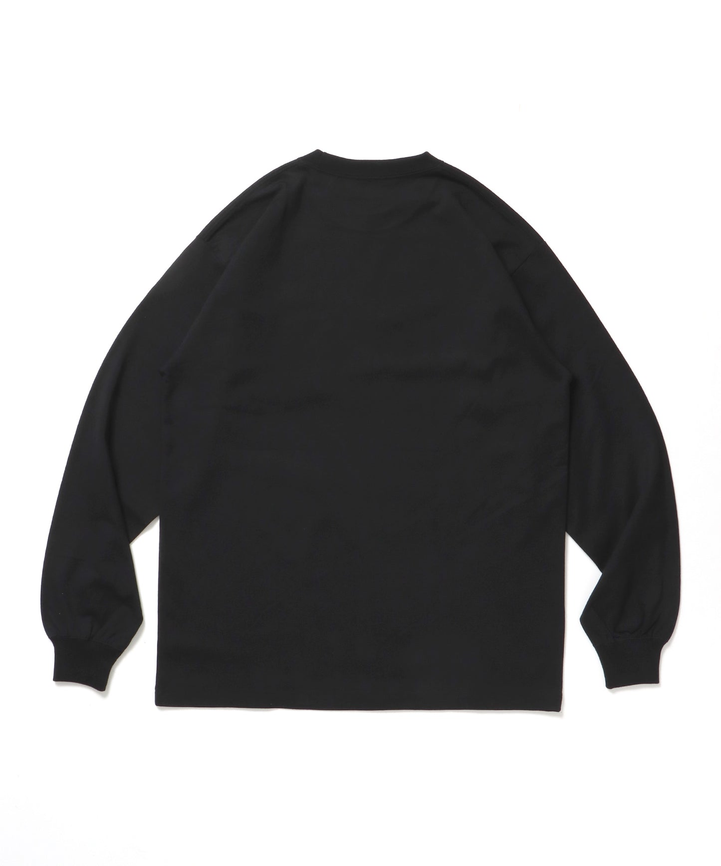 L/S POCKET TEE[REG] / ロンT 長袖 ワンポイント レギュラーサイズ ポケット ブラック