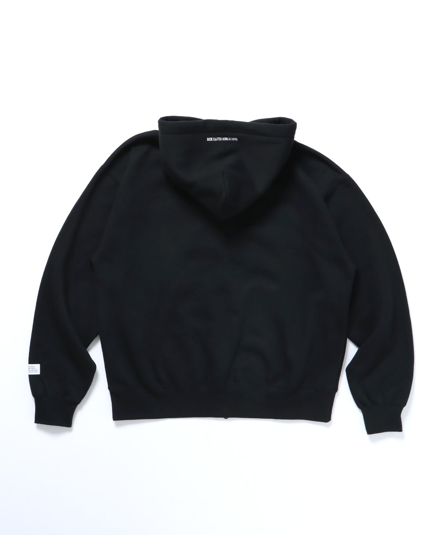 THOSE DAYS ZIP HOODIE / オーバーサイズ 裏起毛 パーカー ジップ フード ブラック