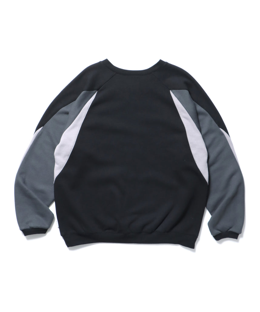 RUNNERS SWEATSHIRT / ドローコード シティガール シティボーイ ブロークコア ゲームシャツ 裏起毛 ブラック