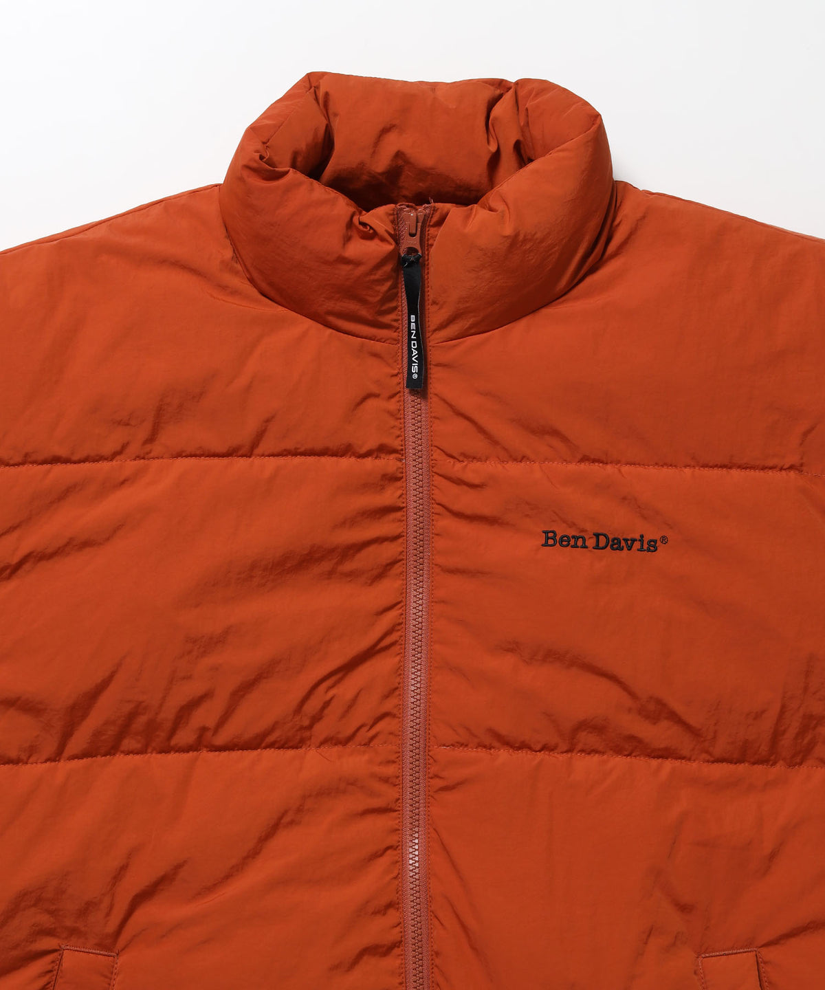 BD PUFFER JACKET / ダウンジャケット パッファー シンプルロゴ ユニセックス オレンジ