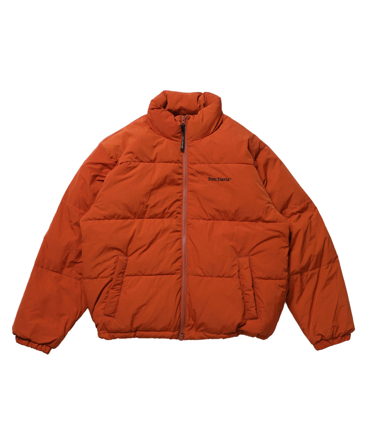 BD PUFFER JACKET / ダウンジャケット パッファー シンプルロゴ ユニセックス オレンジ
