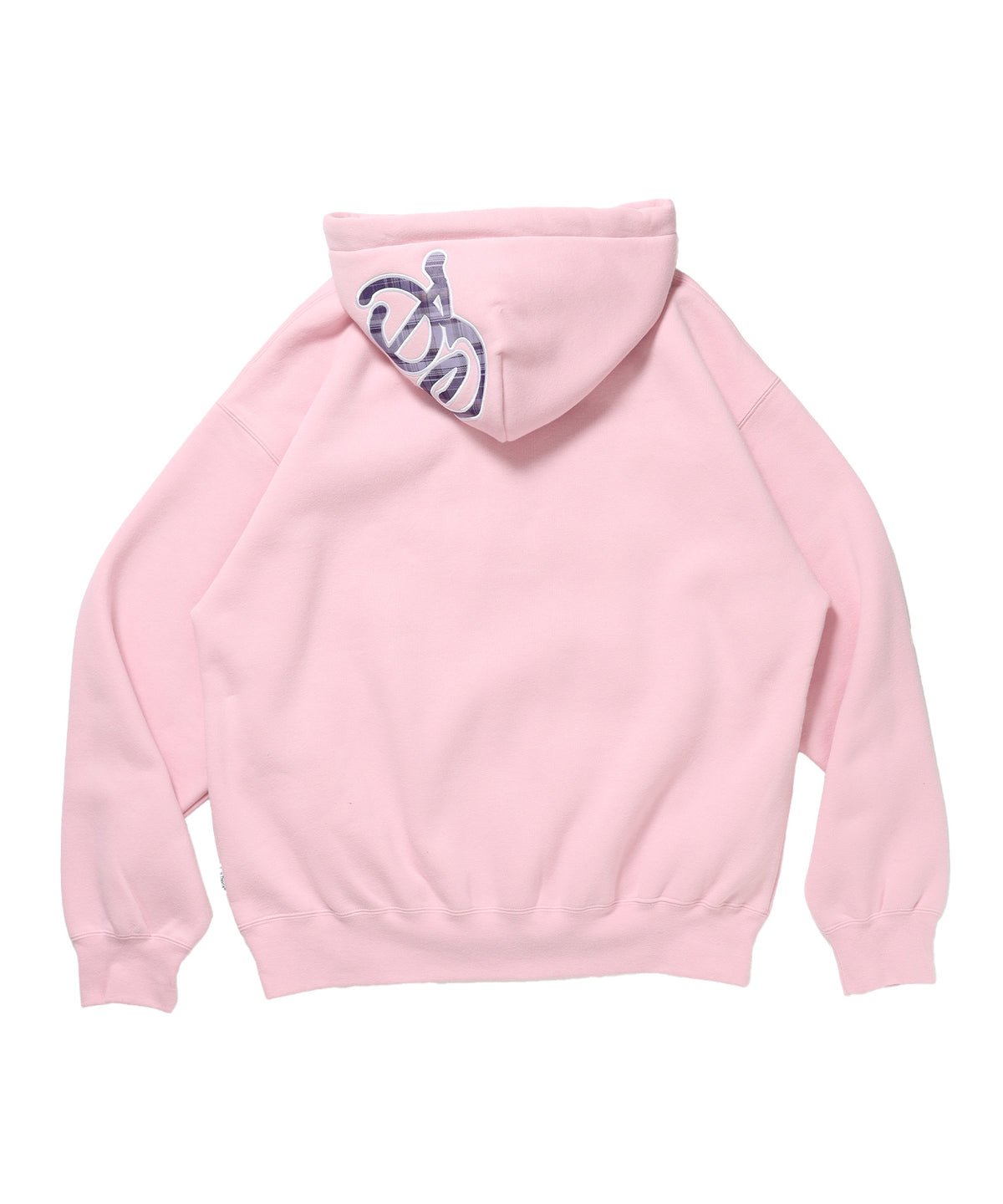 Design Pullover P/K / プルパーカー フード デザイン 裏起毛 ユニセックス ピンク