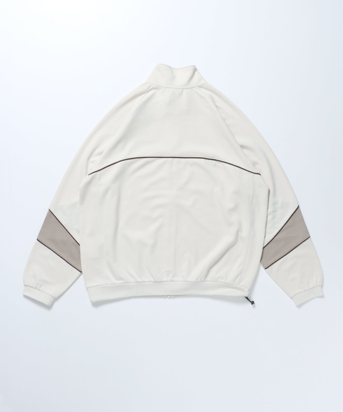 NICE PANELLED TRACK JACKET / オーバーサイズ ブロークコア オフホワイト