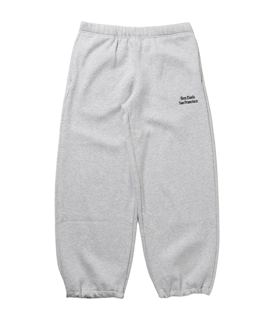 WIDE CURVE SWEAT PANTS / スウェットパンツ ワイドシルエット ルーズ ユニセックス グレー