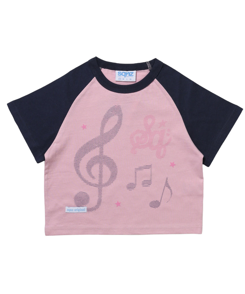 sqnz（エスキュンズ）】※WEB限定 sqnz treble clef pt tee