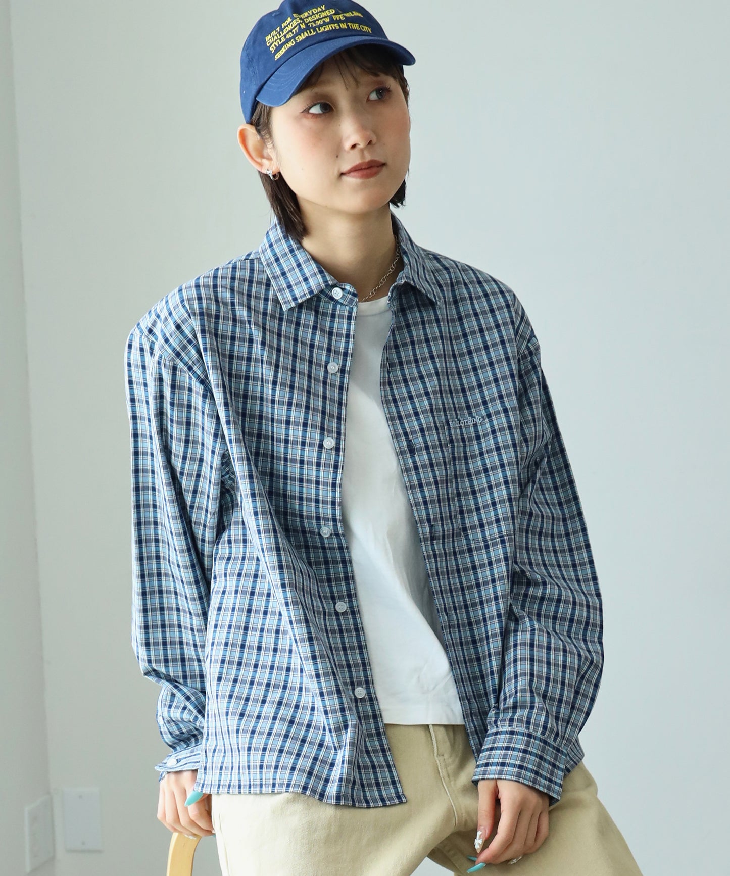 モデル：H163 Size : M パステルブルー