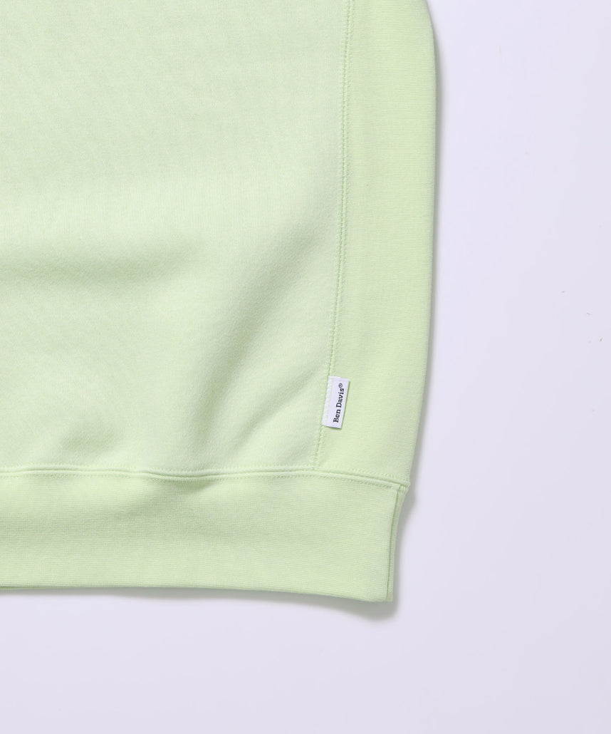 BD SWEAT CREW / スウェット クルーネック 裏起毛 ワンポイント刺繍 リサイズ ユニセックス ミント