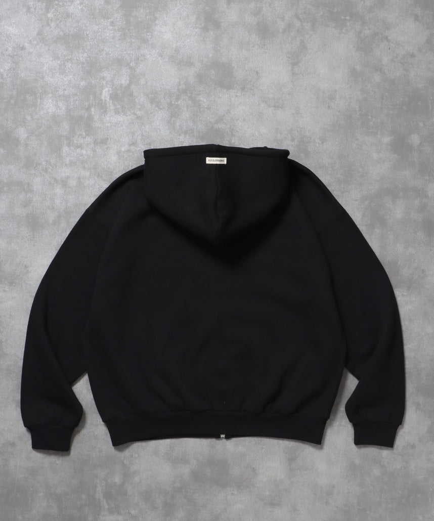 FR2 ファッキングラビッツ パーカー フード プリント ロゴ刺繍 黒 裏起毛 FR2 ファッキングラビッツ パーカー フード プリント ロゴ刺繍