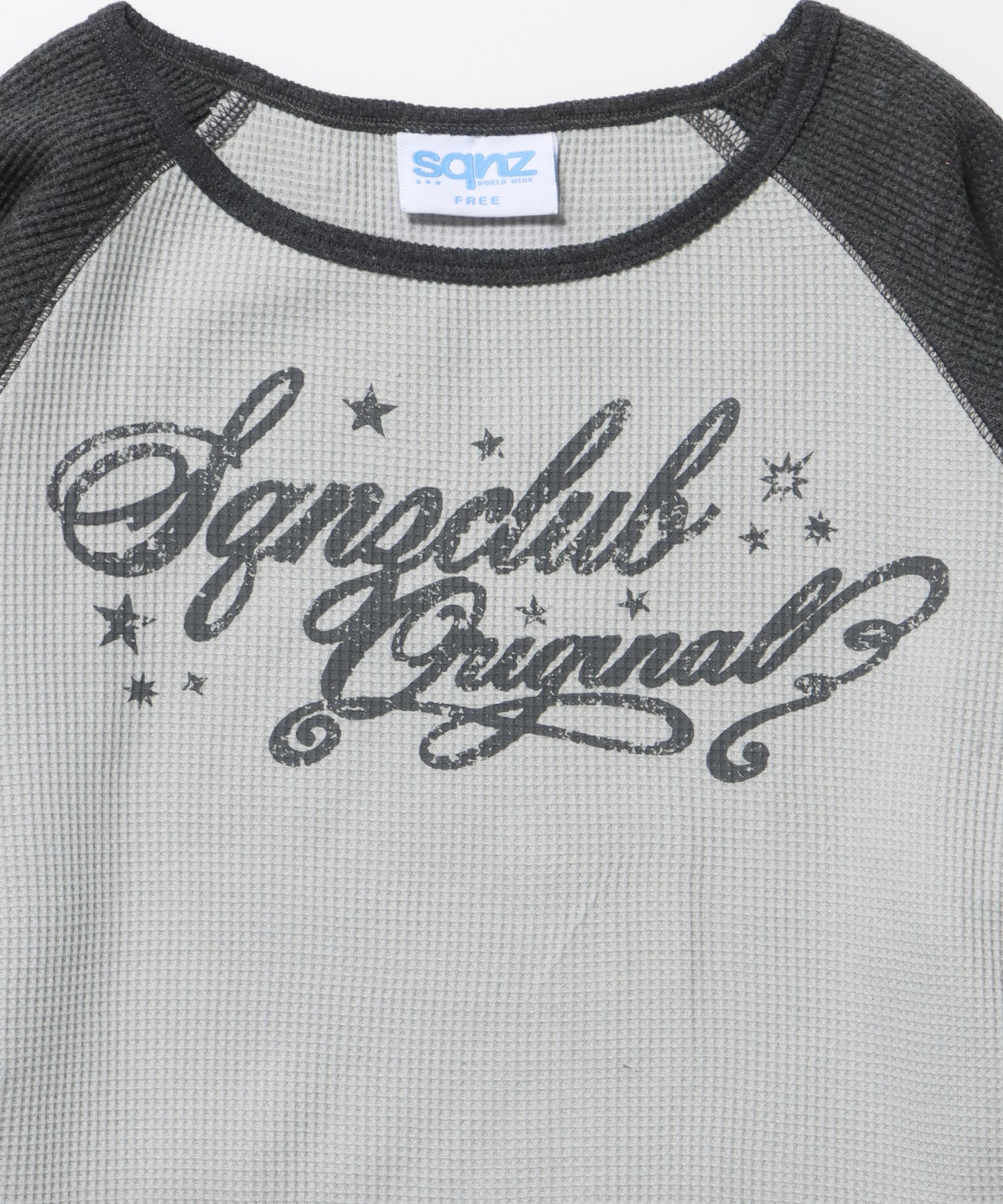 ※WEB限定 /  エンジェルプリントサーマルロンT / sqnz angel thermal ブラック