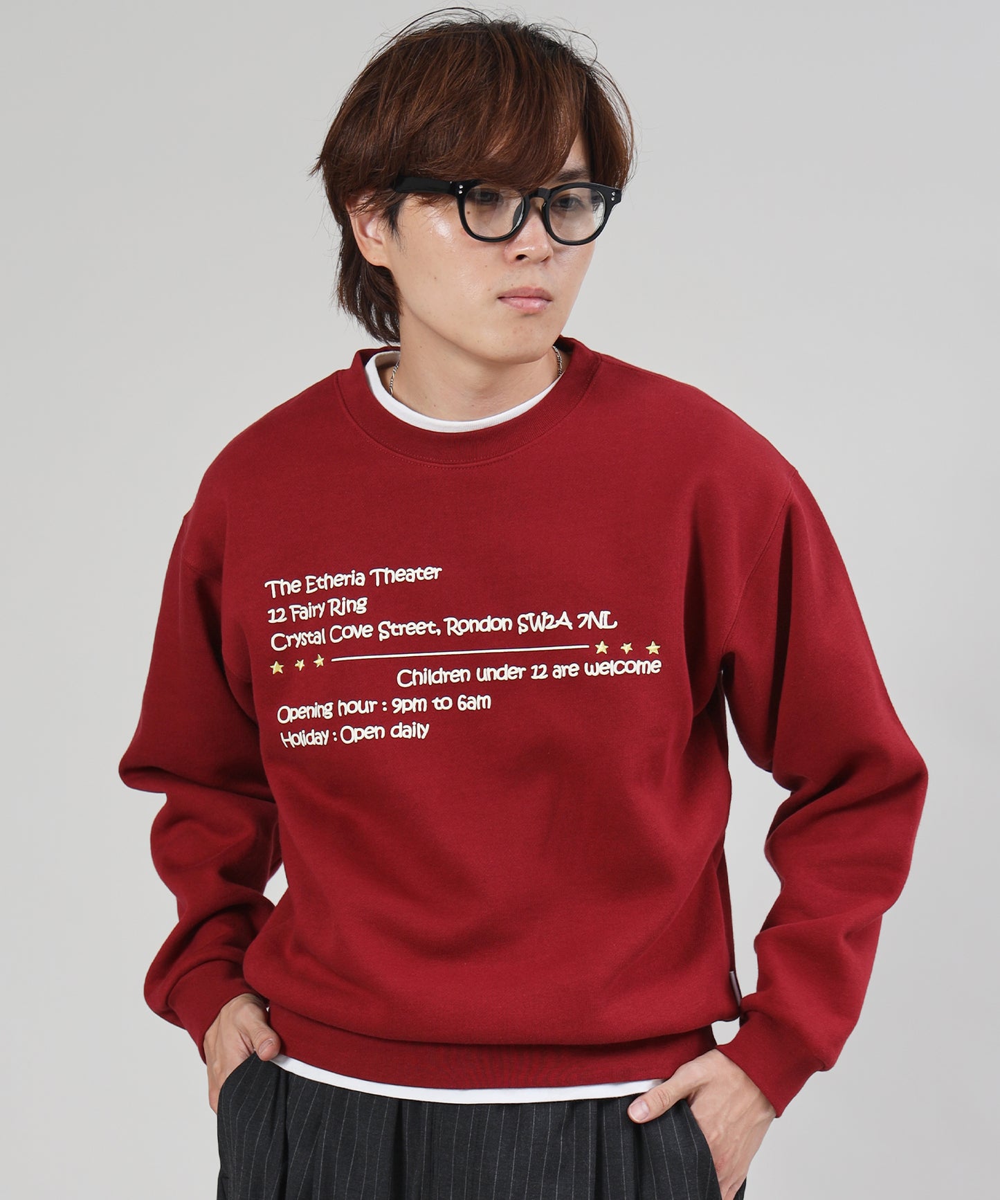 モデル：H178 Size :  L ワイン