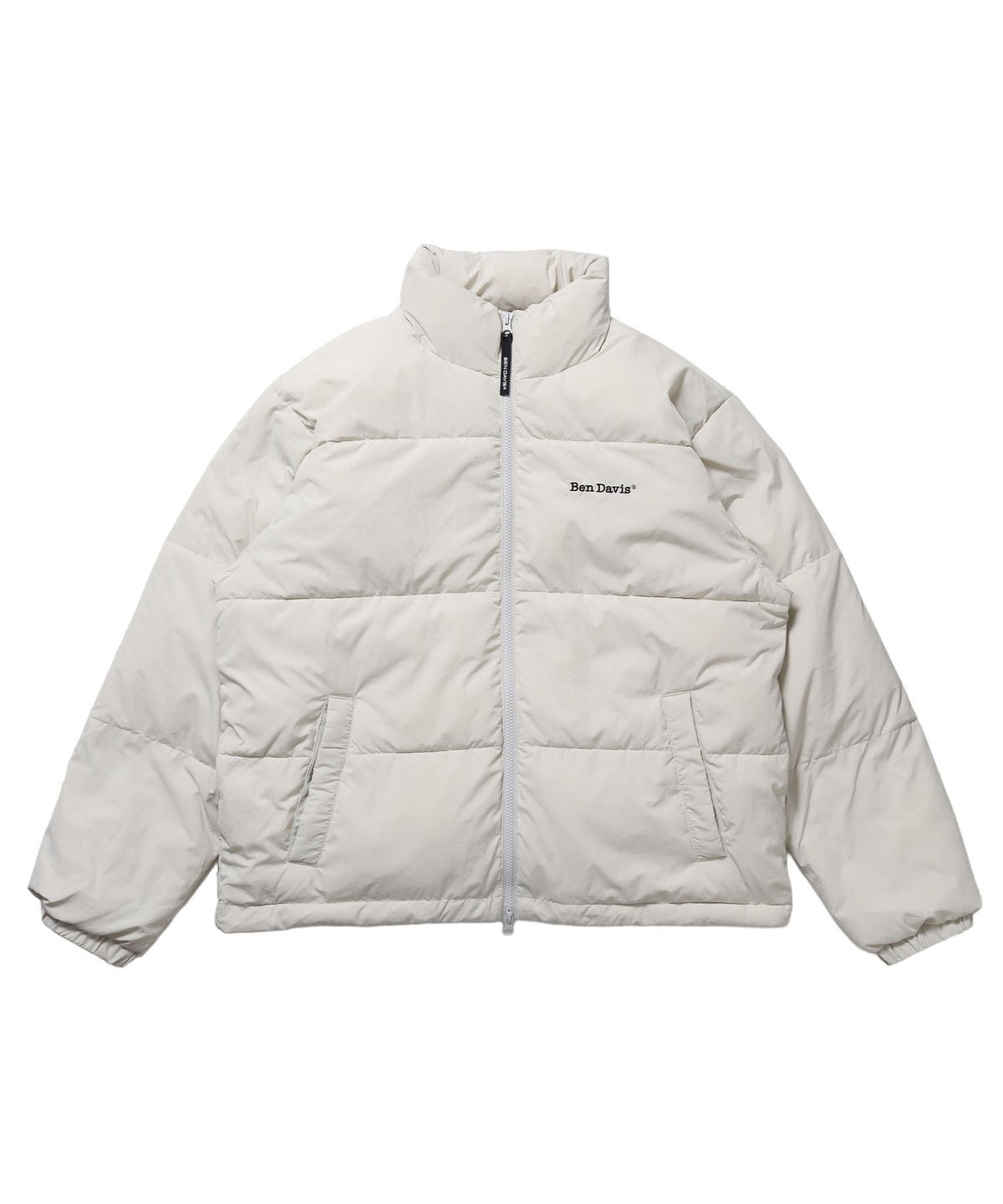 BD PUFFER JACKET / ダウンジャケット パッファー シンプルロゴ ユニセックス アイボリー