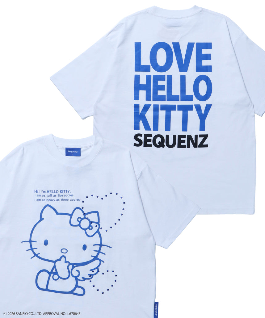 sqnz（エスキュンズ）】HK LOVE SEQUENZ TEE / ハローキティ キティ