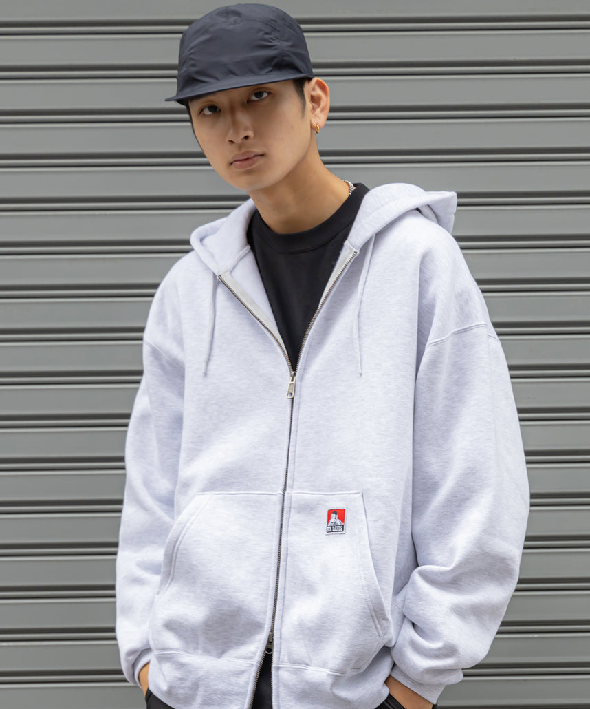 BEN DAVIS(ベンデイビス) HEAVY SWEAT ZIP HOODIE / ワンポイント ...