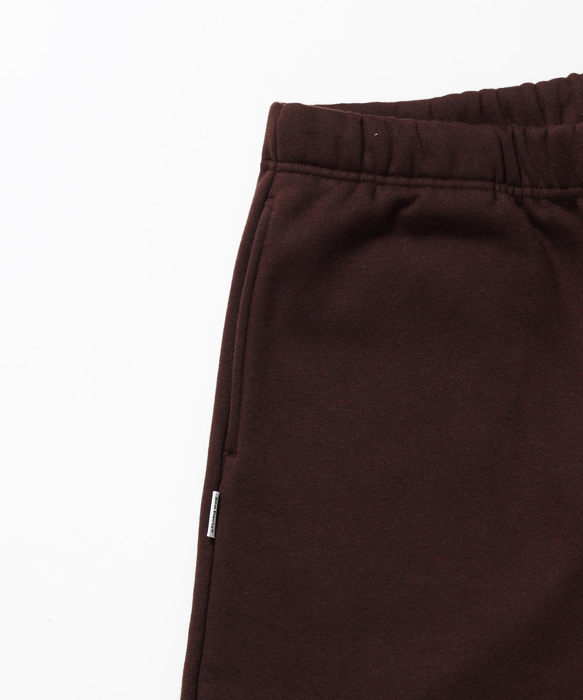 WIDE CURVE SWEAT PANTS / スウェットパンツ ワイドシルエット ルーズ ユニセックス ブラウン