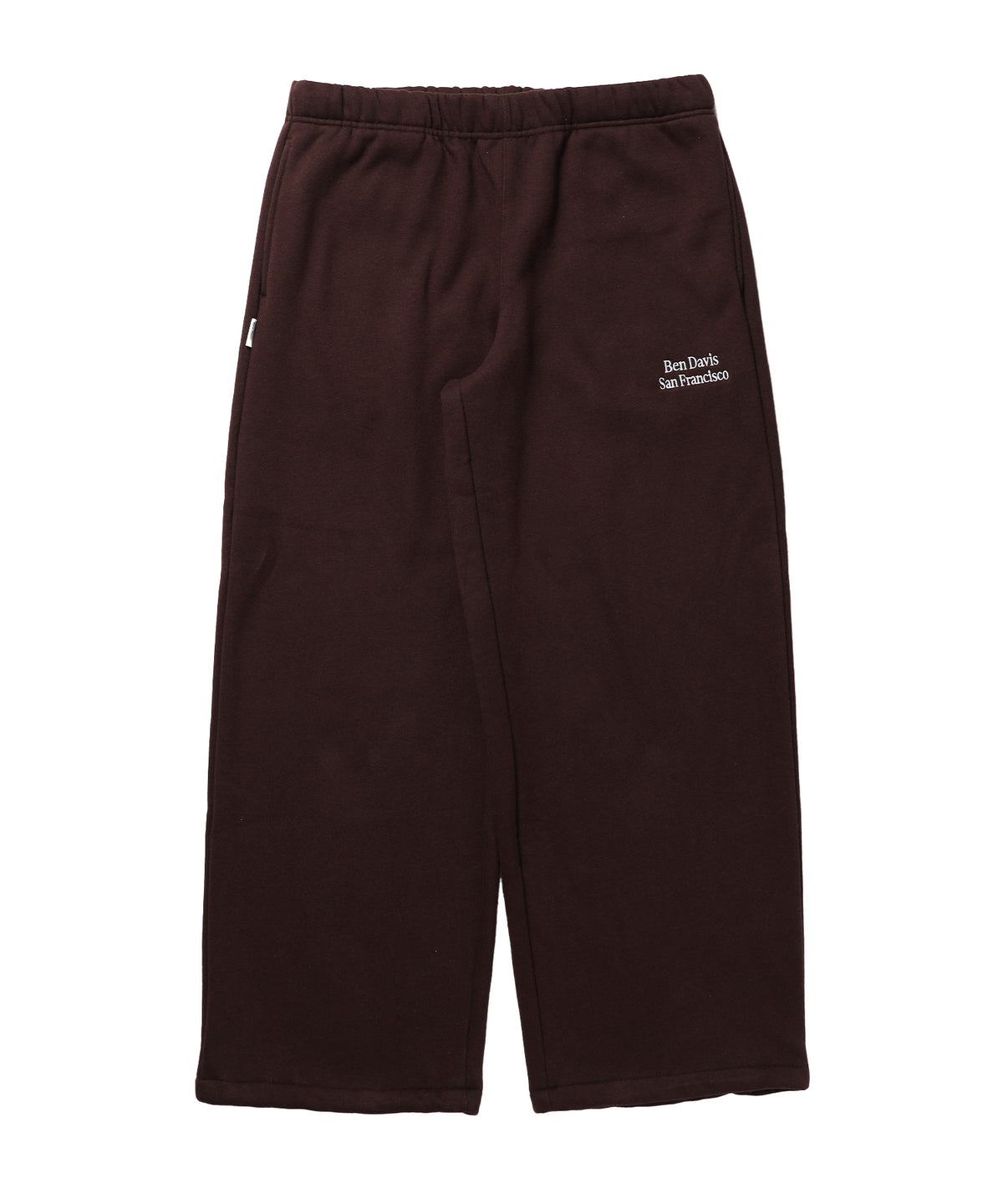 WIDE CURVE SWEAT PANTS / スウェットパンツ ワイドシルエット ルーズ ユニセックス ブラウン