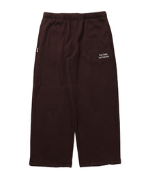 WIDE CURVE SWEAT PANTS / スウェットパンツ ワイドシルエット ルーズ ユニセックス ブラウン