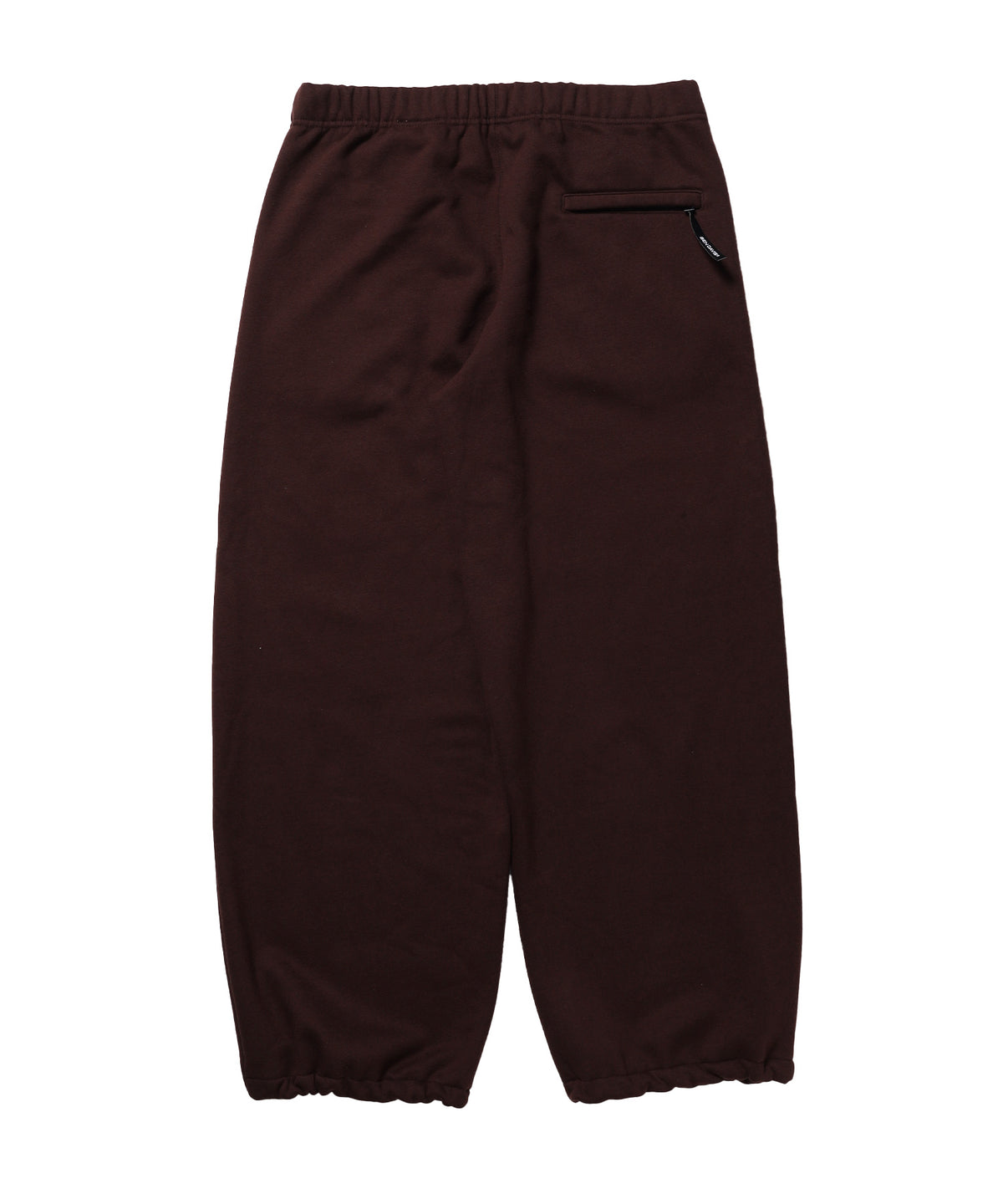 WIDE CURVE SWEAT PANTS / スウェットパンツ ワイドシルエット ルーズ ユニセックス ブラウン